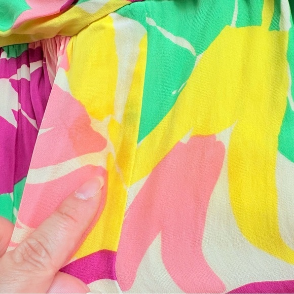 Shoshanna Tropical Print Silk Maxi Dress - Picture 8 of 13